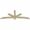 Ekena Millwork Alberta Rough Sawn Timber Gable Bracket, Douglas Fir, 72"W x 30"H x 2"D x 4"F, 10/12 Pitch GBW072X30X0204ALB00RDF - alternate 3